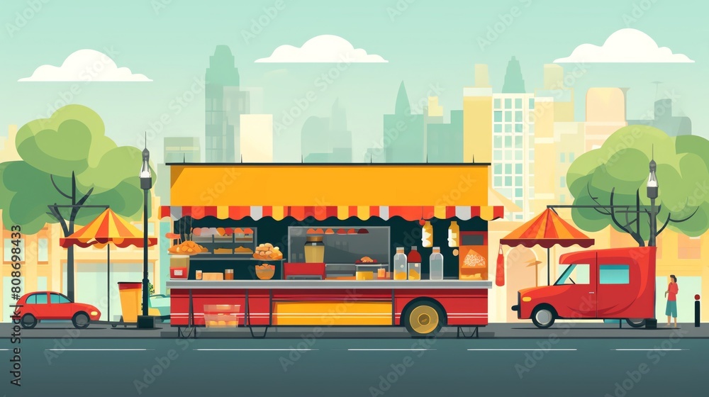A small business owner is trying to make a go of it in the big city A small business owner is trying to make a go of it in the big city