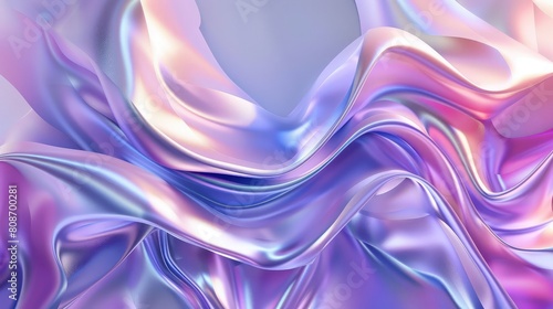 abstract background with smooth silk or satin texture in pastel colors,3D illustration of Shiny silk with nice fold waves into a fresh and color background, Silk satin fabric 