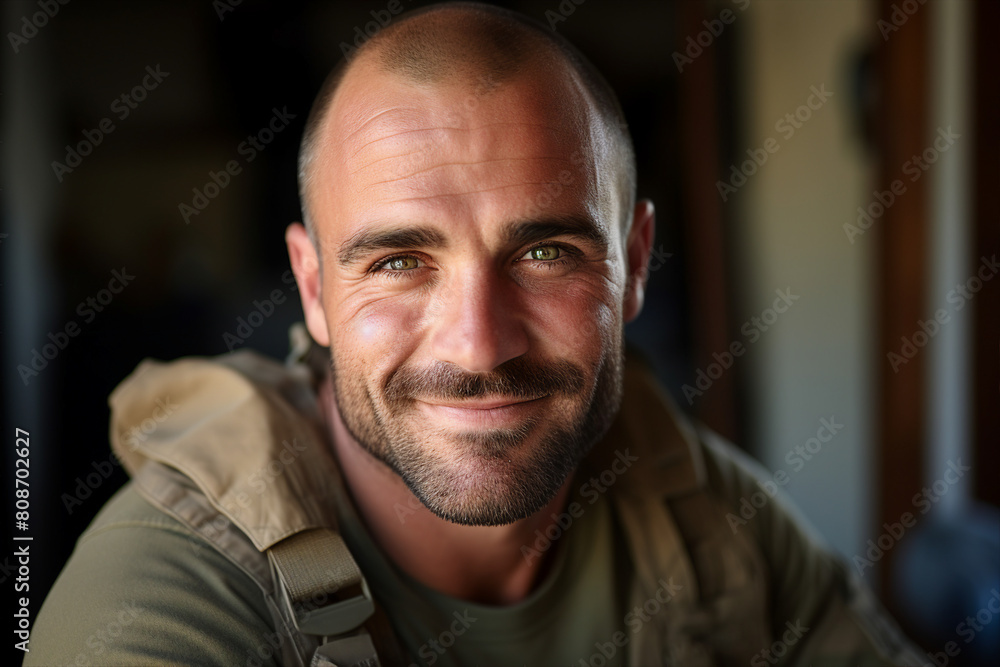 Young man soldier on special operation generative ai concept Young man soldier on special operation generative ai concept