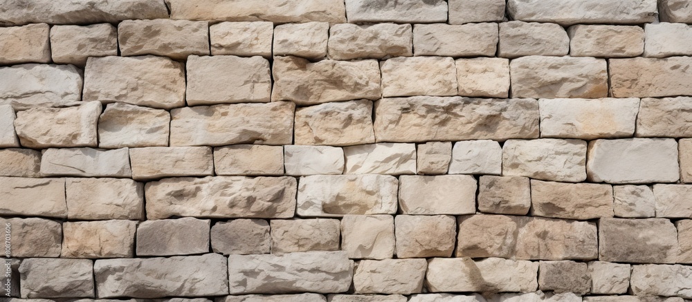 A section of an ancient stone wall that provides a perfect background for a copy space image