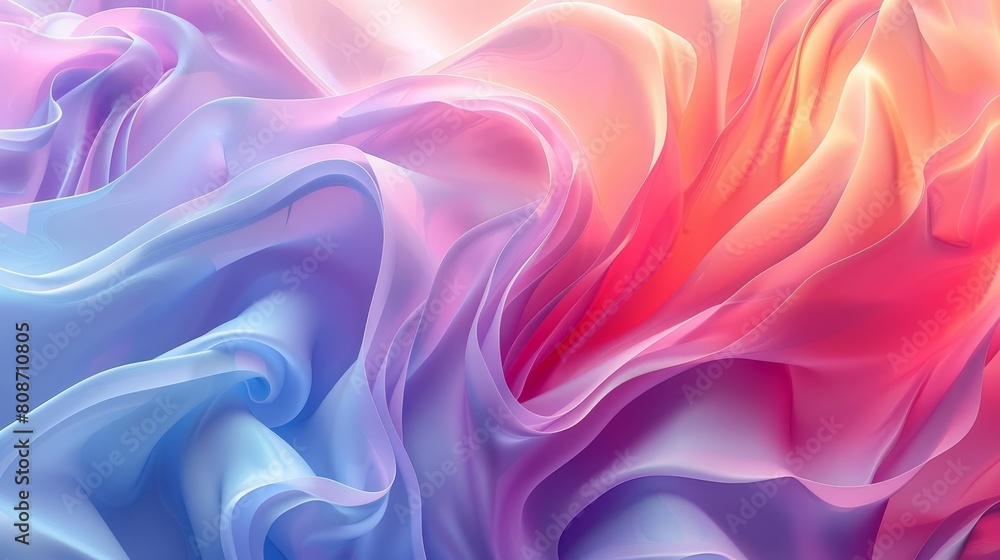 Obraz premium Colorful template banner with gradient color Design with liquid shape