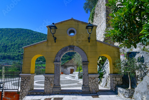 The village of Balvano in Basilicata, Italy