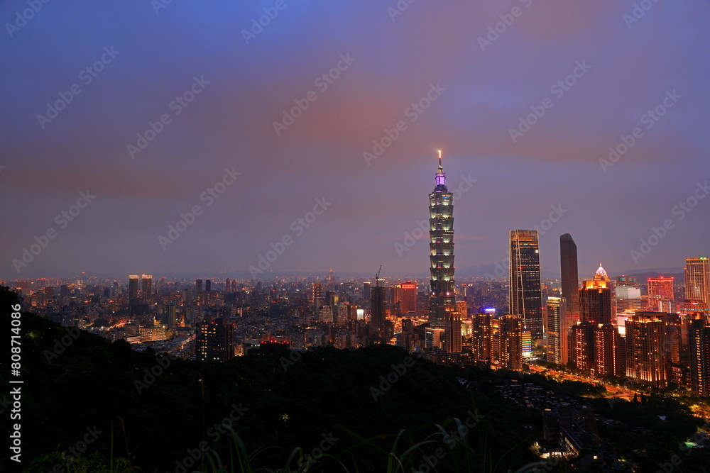 Φωτογραφία The modern city of Taipei, buildings cityscapes view the capital of Taiwan