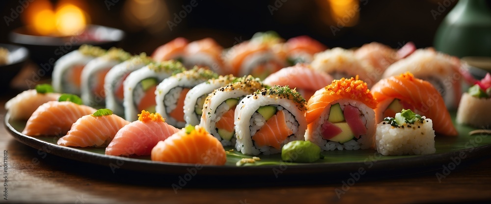 Plate of sushi Plate of sushi
