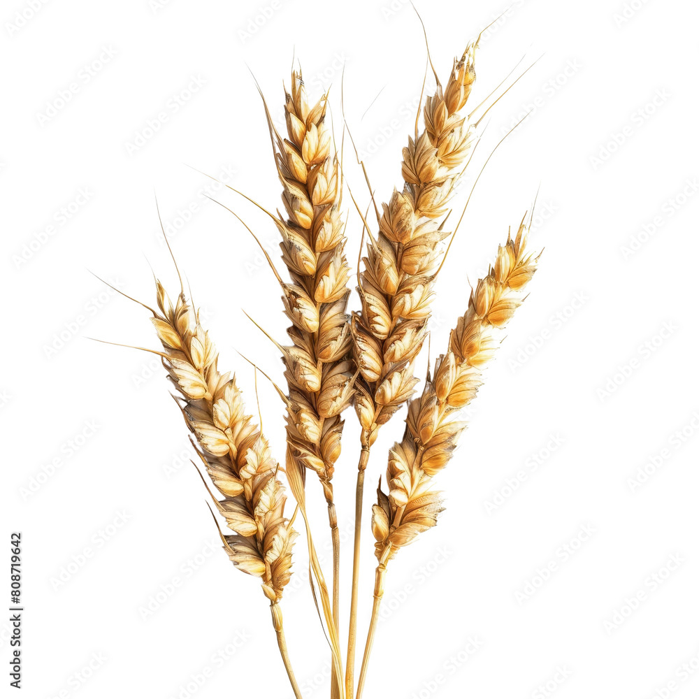 Image shows a handful of golden wheat stalks against a black background. Image shows a handful of golden wheat stalks against a black background.