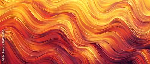 Colorful orange and white curved stripes are a vibrant pattern ,Abstract glow Twist background with golden flow ,Template Modern Background With Curves Lines