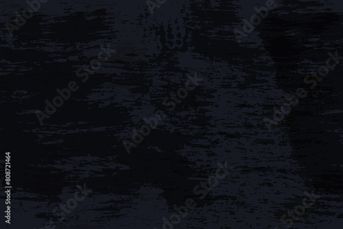 Dark grunge vector background with distress texture. Dry brush painting pattern.