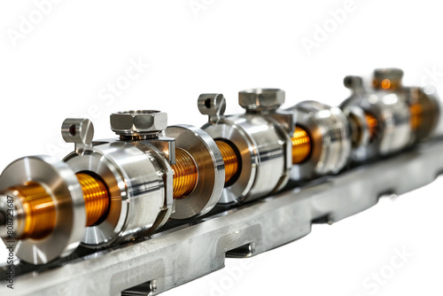 Precision Camshaft Phasers isolated on transparent background photo