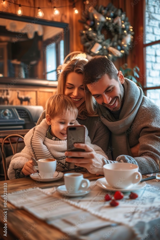 Man and Woman Looking at Cell Phone Man and Woman Looking at Cell Phone