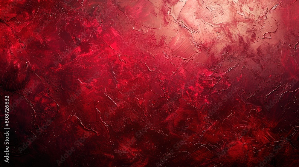 Abstract red oil painting background with grunge texture Abstract red oil painting background with grunge texture