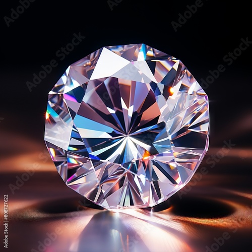 A beautiful diamond is shown in the picture.