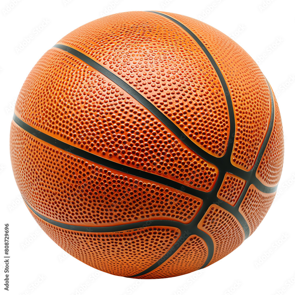 Fototapeta premium basketball isolated on white background