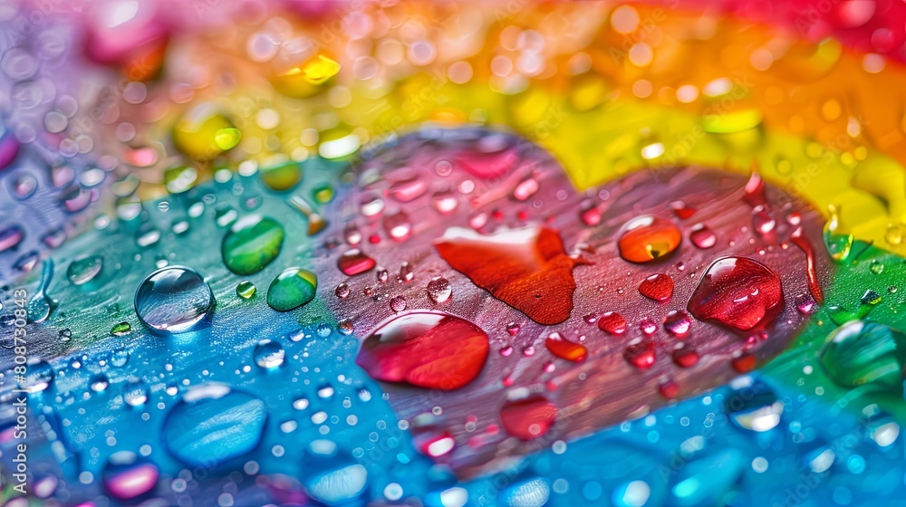 Rainbow Spectrum of Splash Art Hearts Rainbow Spectrum of Splash Art Hearts