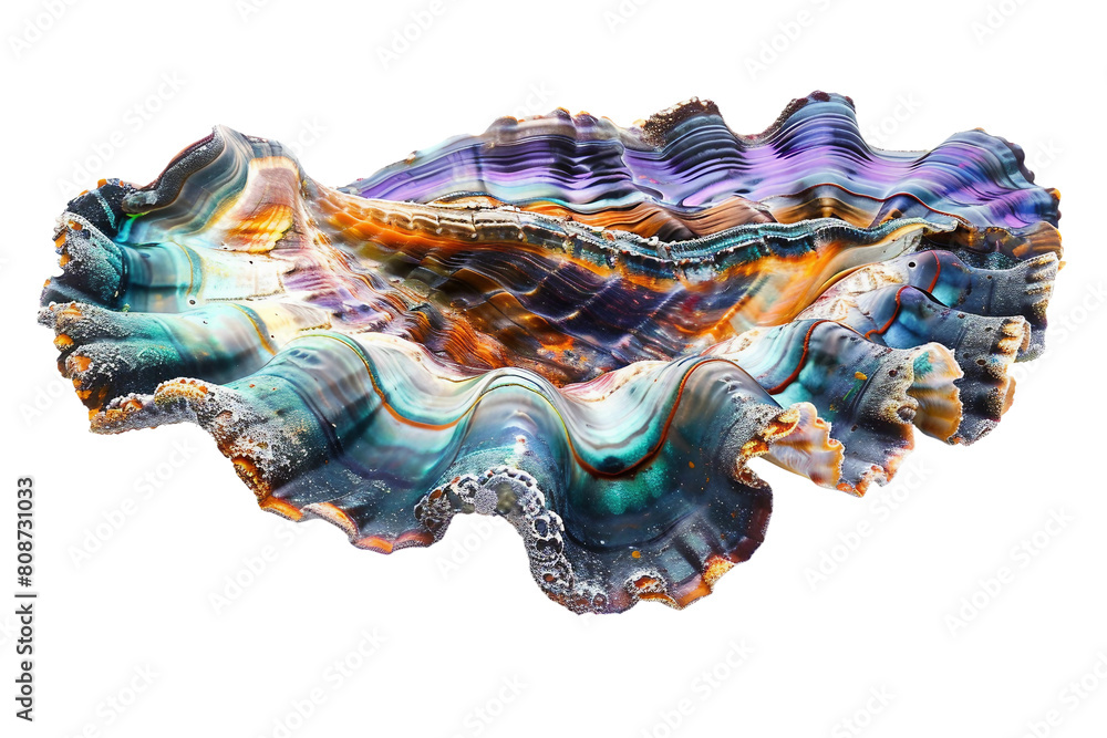 Giant Clam Beauty isolated on transparent background