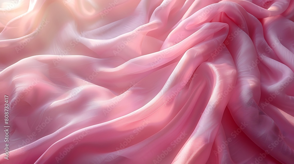 A minimalist design featuring velvet fabric draped elegantly in soft pink, focusing on the texture and simple beauty of the material. A minimalist design featuring velvet fabric draped elegantly in soft pink, focusing on the texture and simple beauty of the material.