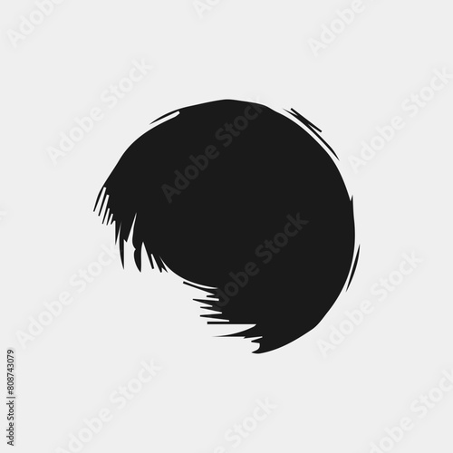 ink Brush Stroke, Dirty textures of banners, boxe, frames and design element