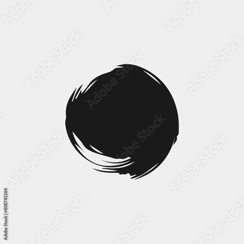 ink Brush Stroke, Dirty textures of banners, boxe, frames and design element