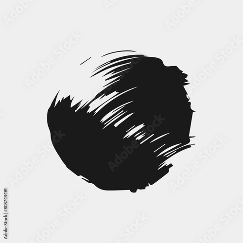 ink Brush Stroke, Dirty textures of banners, boxe, frames and design element