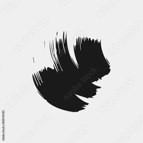 ink Brush Stroke, Dirty textures of banners, boxe, frames and design element