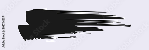 ink Brush Stroke, Dirty textures of banners, boxe, frames and design element