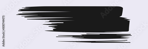 ink Brush Stroke, Dirty textures of banners, boxe, frames and design element