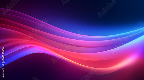 Neon simple gradients abstract background with lights poster background