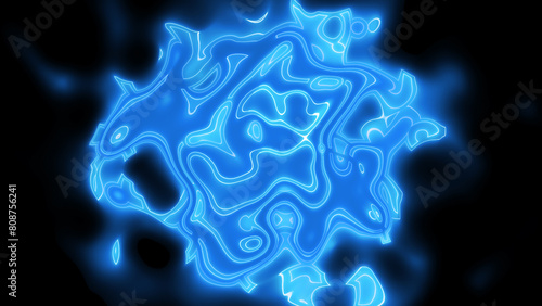 Neon glowing colorful liquid background. © JT_Stock