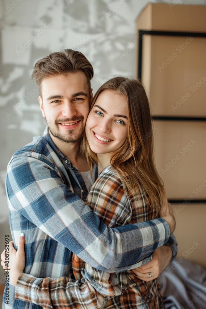 Young Couple Sitting Together Young Couple Sitting Together