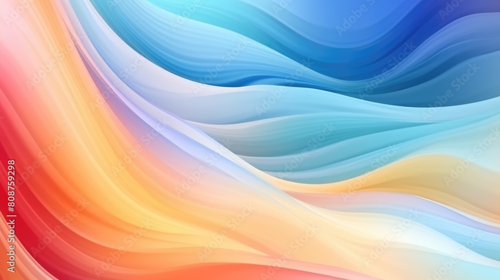Abstract multicolored wavy background. Abstract multicolored wavy background.