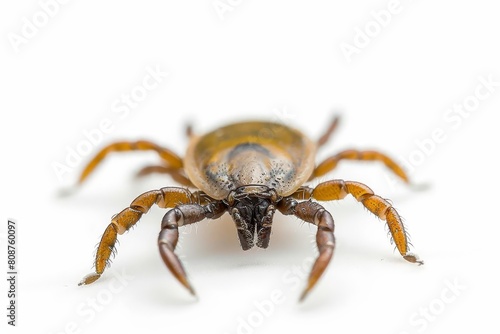 detailed closeup of a tick dermacentor reticulatus isolated on white background 1 © Lucija