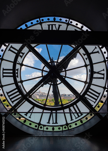 the clock