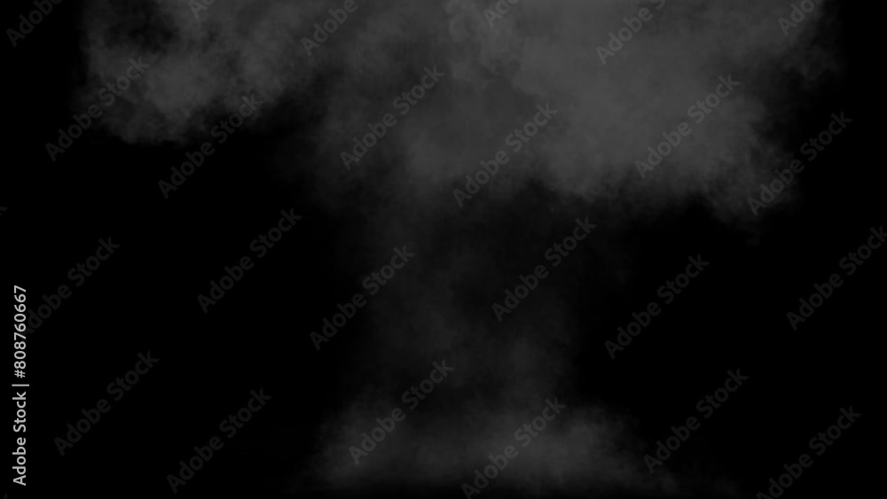 a powerful explosion with a lot of smoke on a black background a powerful explosion with a lot of smoke on a black background