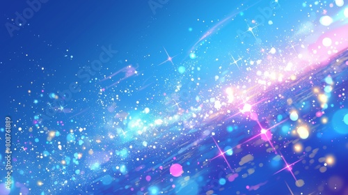 Celestial Festivities  Abstract Sky Party Background Collection