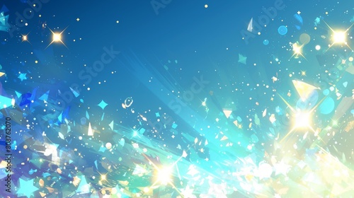 Celestial Festivities  Abstract Sky Party Background Collection