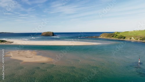 Minnamurra River and Stack Island, NSW, Australia photo