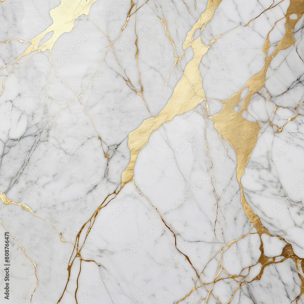 White marble background with gold splashes. Texture illustration for design of floors, countertops, wall tiles. White marble background with gold splashes. Texture illustration for design of floors, countertops, wall tiles.