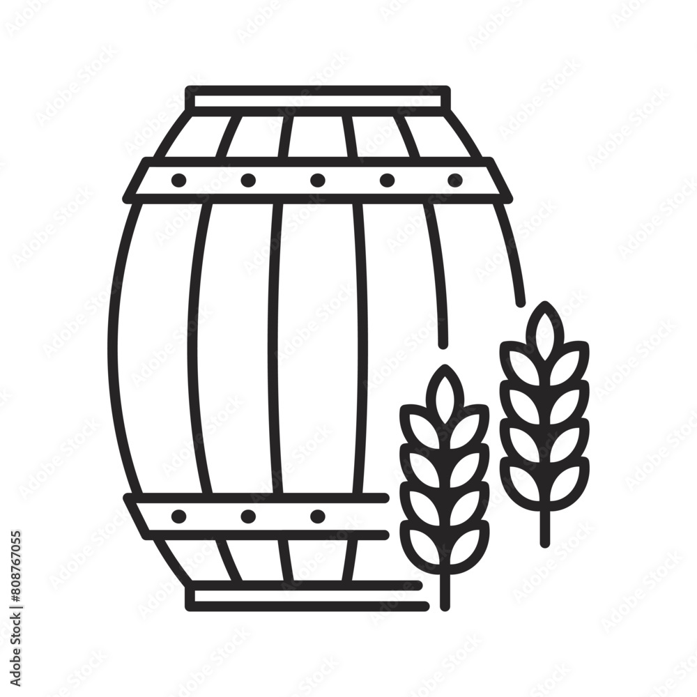 Beer Line Icon. Contains such Icons as Barrel, Six-pack, Keg, Signboard, Mug, drinks. Alcohol pub or bar glass. Two glasses of beer toasting creating splash on white background. Beer Line Icon. Contains such Icons as Barrel, Six-pack, Keg, Signboard, Mug, drinks. Alcohol pub or bar glass. Two glasses of beer toasting creating splash on white background.