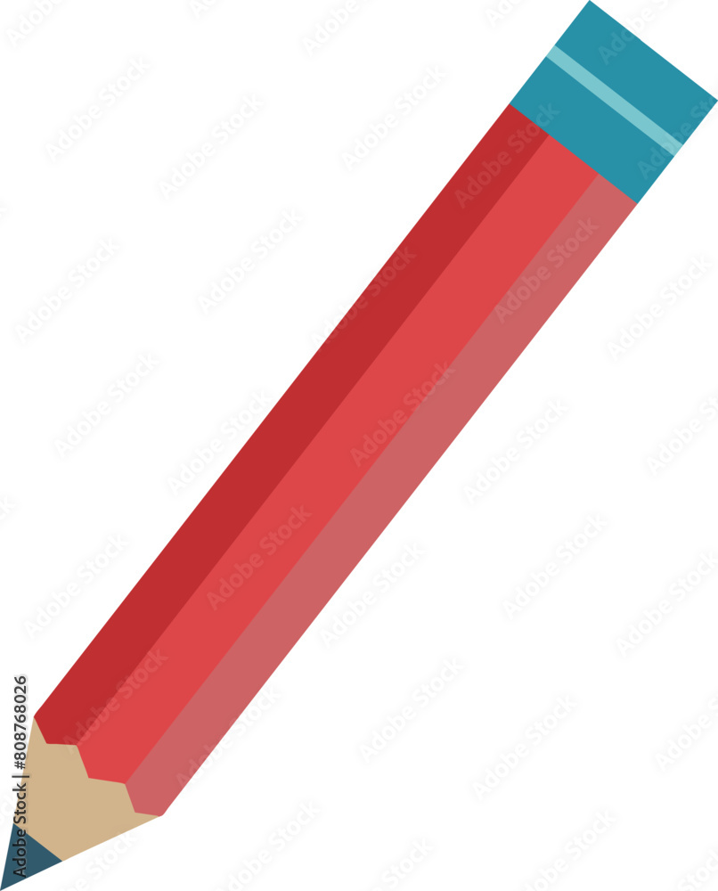 Pencil isolated on white background. Vector illustration Pencil isolated on white background. Vector illustration
