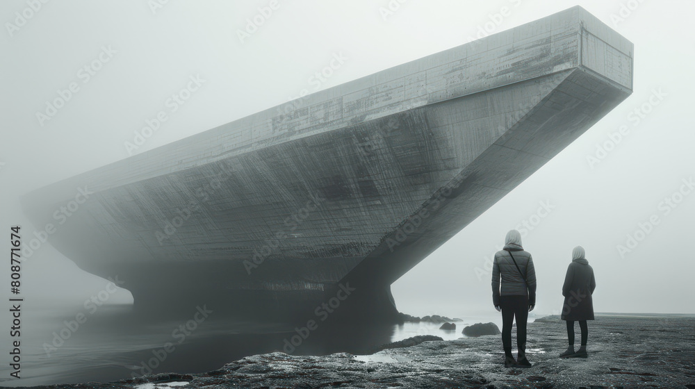 Obraz premium Futuristic Laughs: A Joke with a Sci-Fi Twist