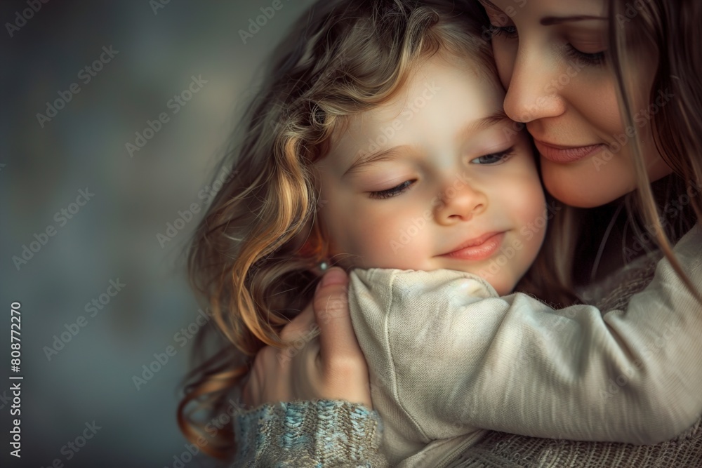 Woman Holding Small Child Woman Holding Small Child