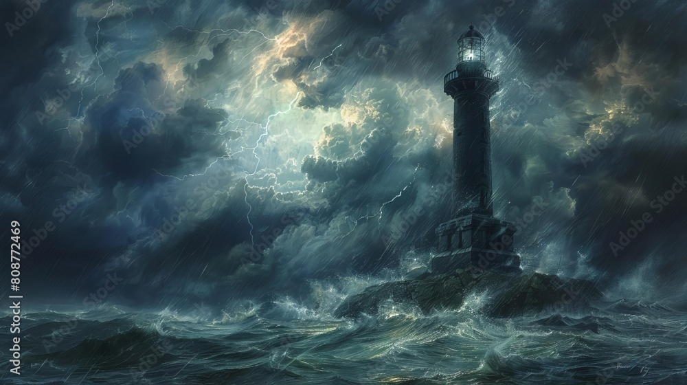 Fototapeta premium Illustrate the eerie