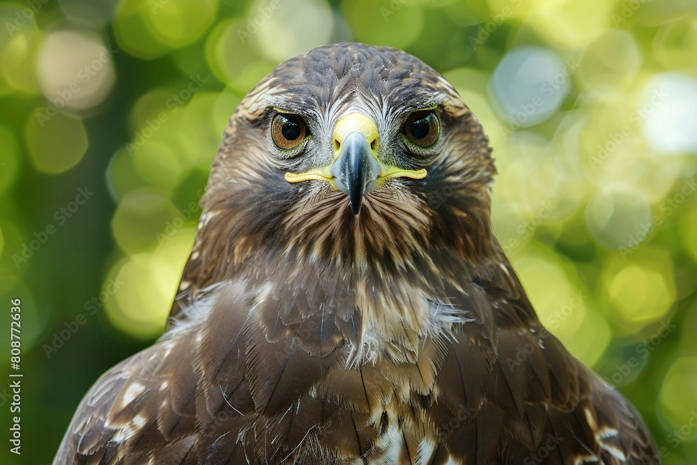 Obraz premium Close-up of Common Buzzard Buteo Buteo