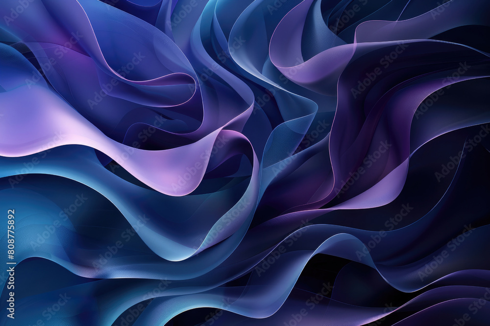Abstract wave purple blue color gradient background Abstract wave purple blue color gradient background