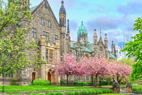 Canvas-taulu Colonial architecture of Trinity College, Toronto, Canada
