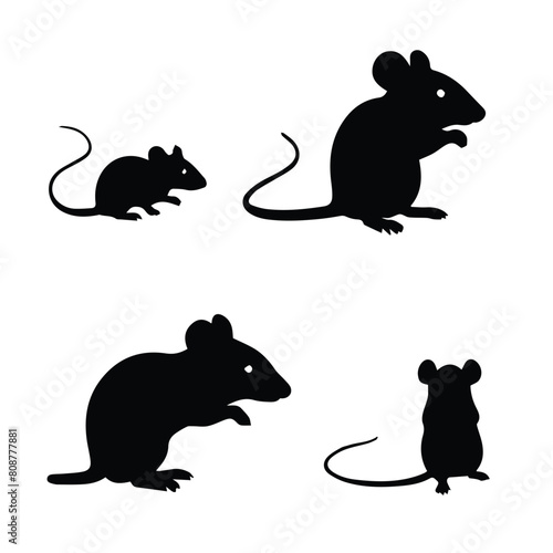 mouse download vector silhouette design logos