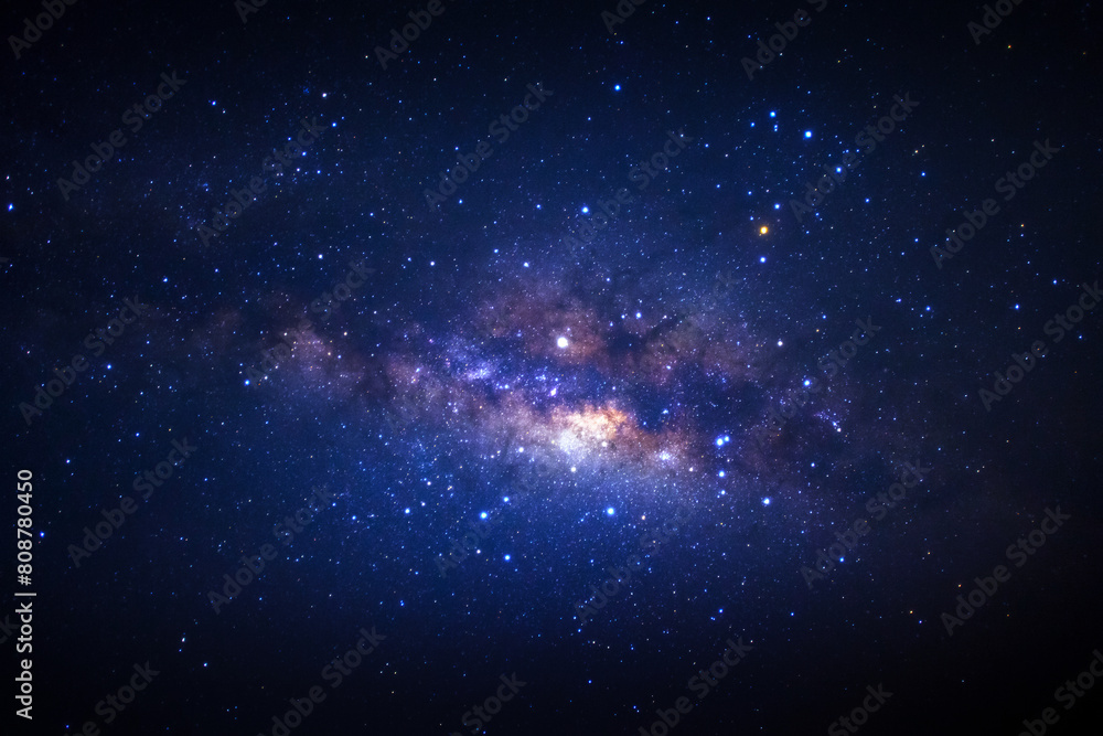 Fototapeta premium Milky way galaxy with stars and space dust in the universe