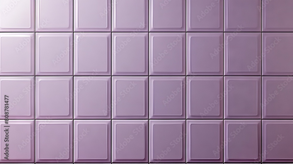 A close-up of a wall composed of squares and rectangles in purples and lilacs A close-up of a wall composed of squares and rectangles in purples and lilacs
