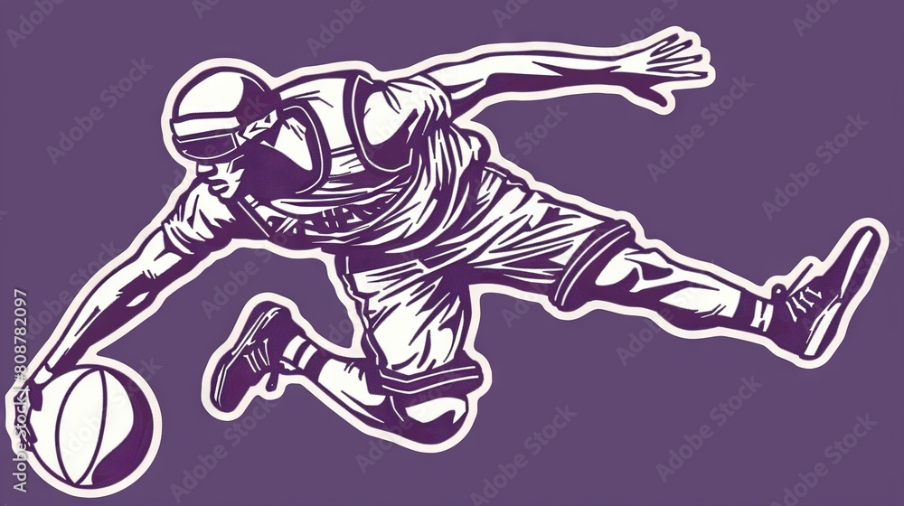 A skilled basketball player gracefully juggling a ball in mid-air with one hand while holding a basketball in the other hand A skilled basketball player gracefully juggling a ball in mid-air with one hand while holding a basketball in the other hand