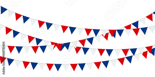 Obraz na płótnie FANIONS TRICOLORES COULEURS FRANÇAISES w salonie