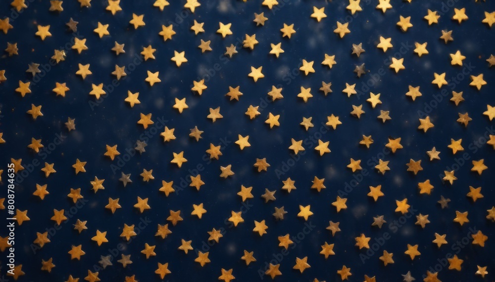Abstract blue golden mini star background Abstract blue golden mini star background